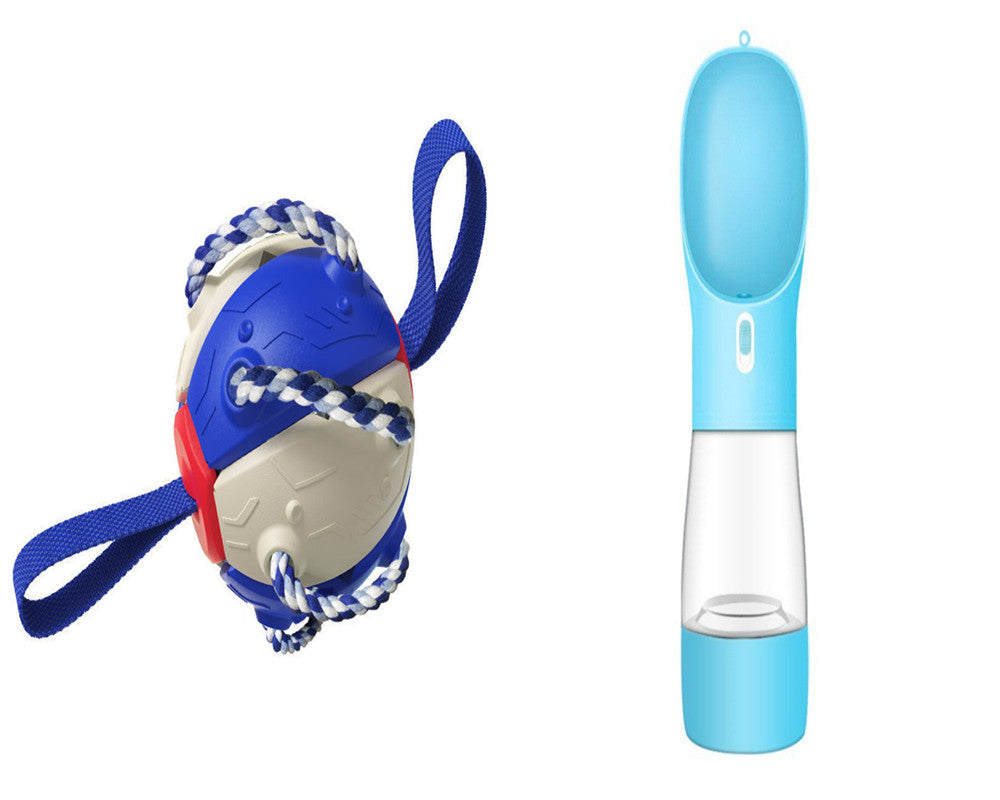 Interaktiver Hundefußball-Fußball mit Laschen